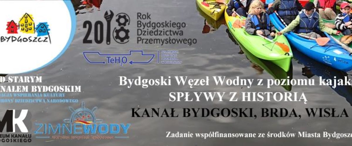 Bydgoski Węzeł Wodny z poziomu kajaka – spływy z historią