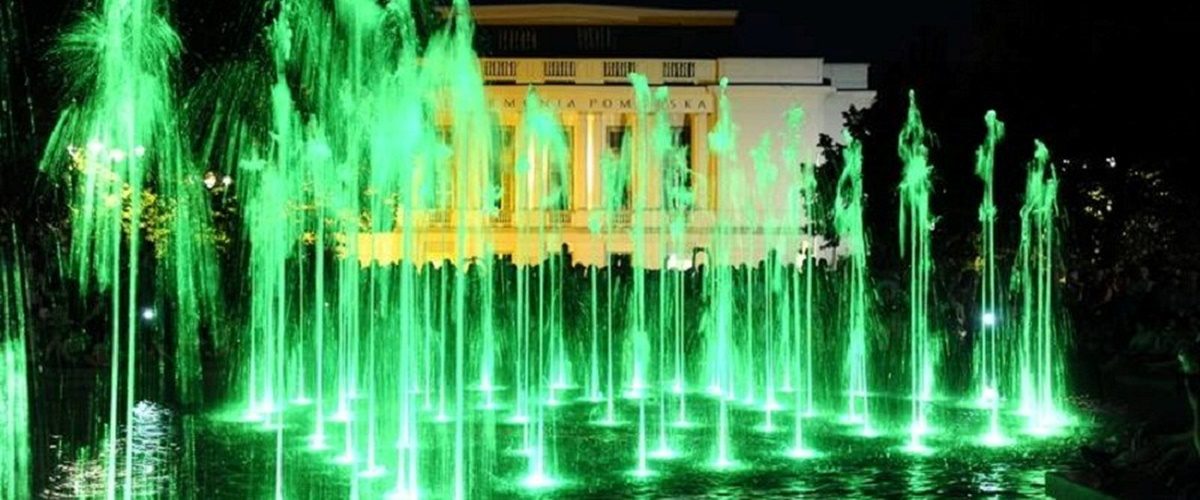 Fountain in the Music District